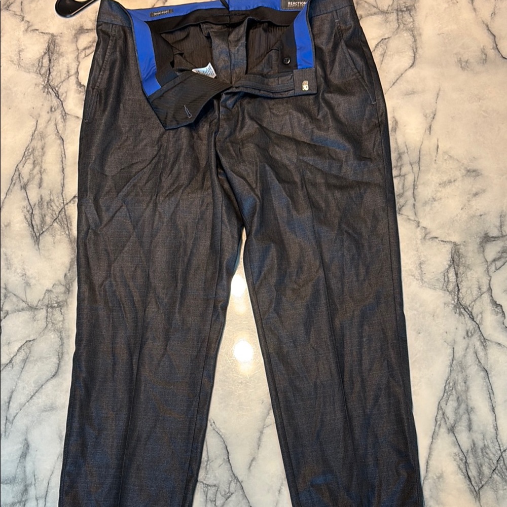 Reaction Kenneth Cole Gray Dress Pants